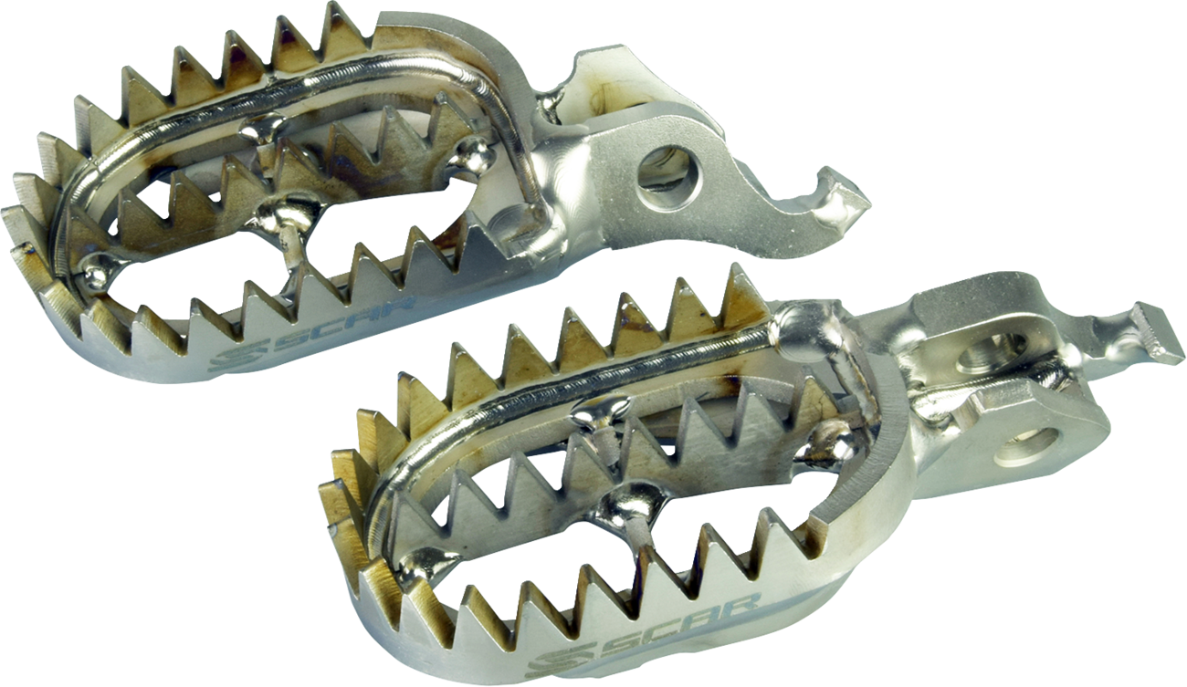 SCAR RACING Titanium Foot Pegs - Triumph TF S9516