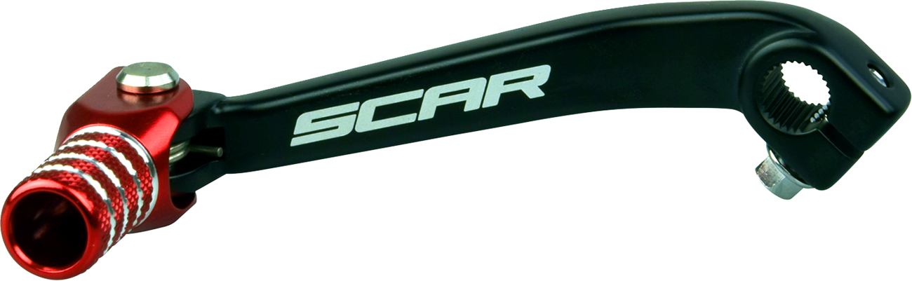 SCAR RACING Shift Lever - Black/Red - Honda CRF 150/230 GSL185