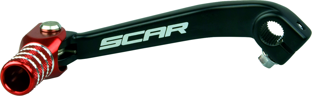 SCAR RACING Shift Lever - Black/Red - Honda CRF 250/300 GSL141