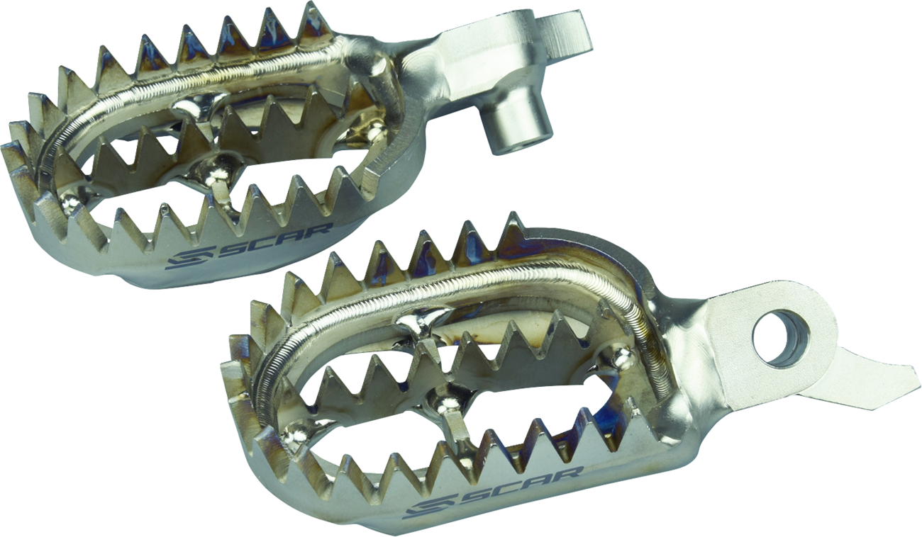 SCAR RACING Titanium Foot Pegs - Yamaha WR/YZ S1517