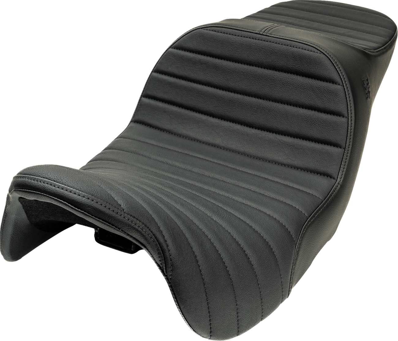 SLYFOX Chariot Seat - Black Classic Stitch - Black Logo - FLH/FLT '09-'23.5 4723A