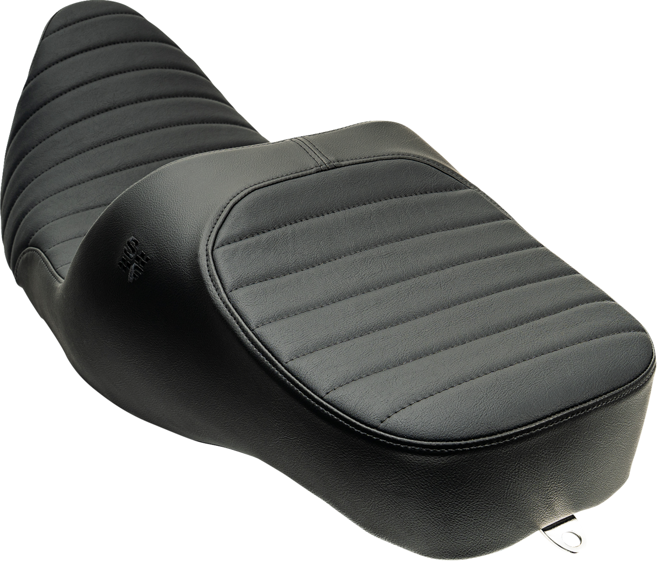 SLYFOX Chariot Seat - Black Classic Stitch - Black Logo - FLH/FLT '09-'23.5 4723A