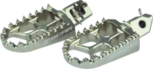 SCAR RACING Evo Foot Pegs - Silver - Gas Gas/Husqvarna/KTM S5515T