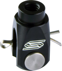 SCAR RACING Rear Brake Clevis - Black - Beta/Kawasaki BC301BK