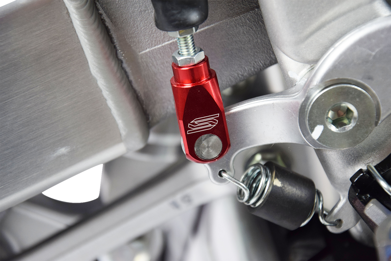 SCAR RACING Rear Brake Clevis - Red - Honda CR/F BC201R