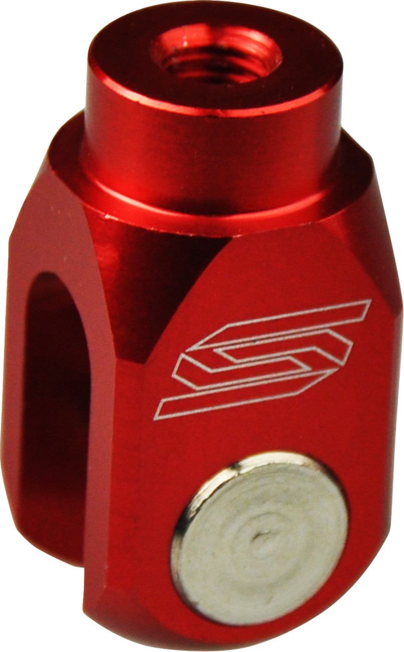 SCAR RACING Rear Brake Clevis - Red - Kawasaki/Suzuki BC401R