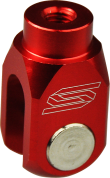 SCAR RACING Rear Brake Clevis - Red - Kawasaki/Suzuki BC401R