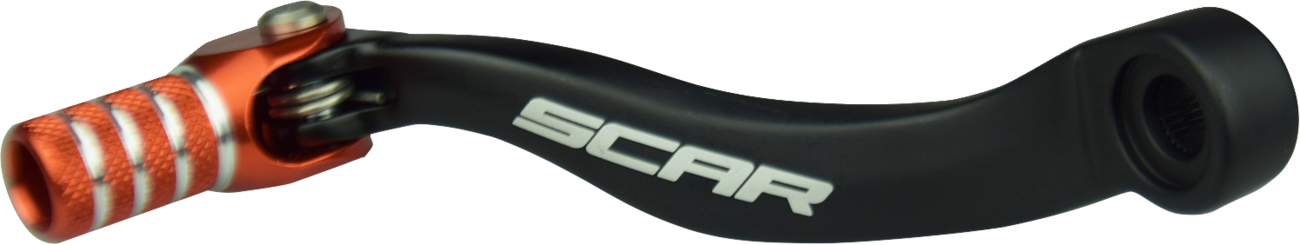 SCAR RACING Shift Lever - Black/Orange - KTM/Husqvarna/Gas Gas GSL509