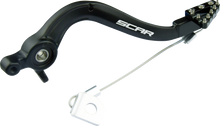 SCAR RACING Rear Brake Pedal - Black - Gas Gas/Husqvarna/KTM RBP502BK