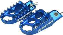 SCAR RACING Evo Foot Pegs - Blue - Husqvarna/KTM S5585BL