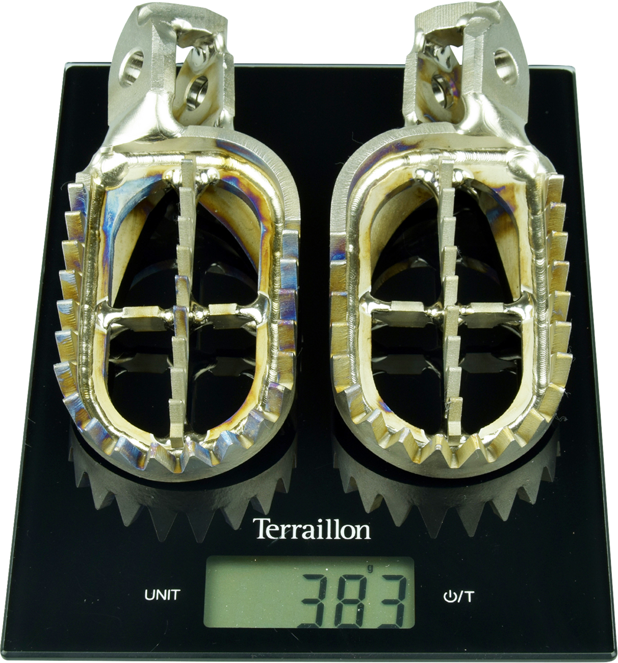 SCAR RACING Anti-Mud Foot Pegs - Titanium - KTM/Husqvarna/Gas Gas S5518