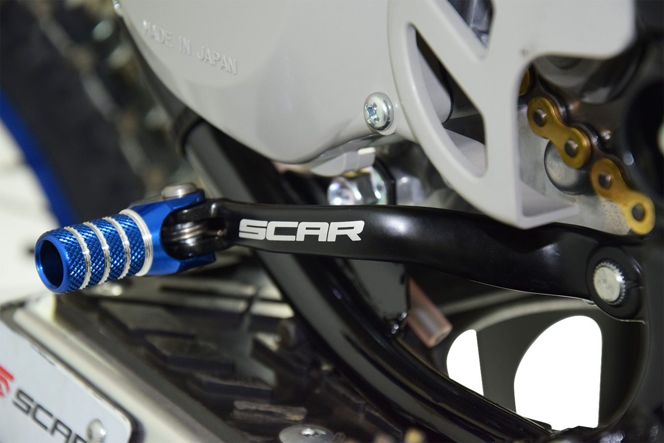 SCAR RACING Shift Lever - Blue - Yamaha YZ 65/85 GSL408