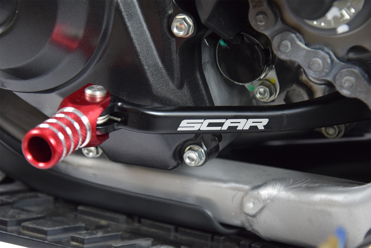 SCAR RACING Shift Lever - Red - Honda CRF 250/450 GSL121