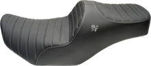 SLYFOX Chariot Seat - Silver Classic Stitch - Silver Logo - FLH/FLT '09-'23.5 4723B