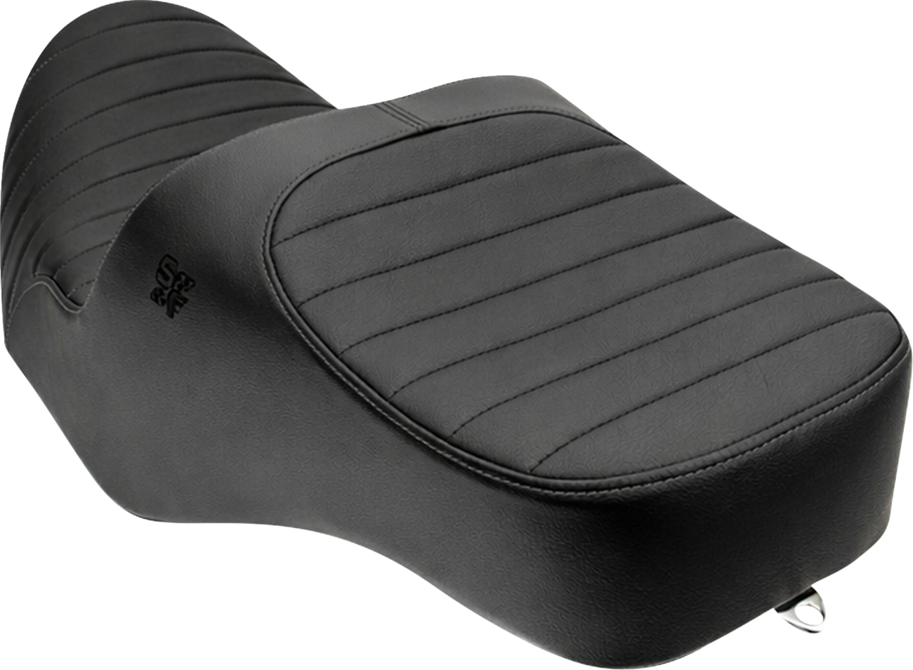 SLYFOX Chariot Seat - Black Classic Stitch - Black Logo - FLH/FLT '23.5-'26 4729A
