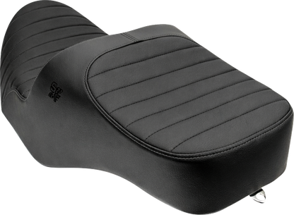 SLYFOX Chariot Seat - Black Classic Stitch - Black Logo - FLH/FLT '23.5-'26 4729A