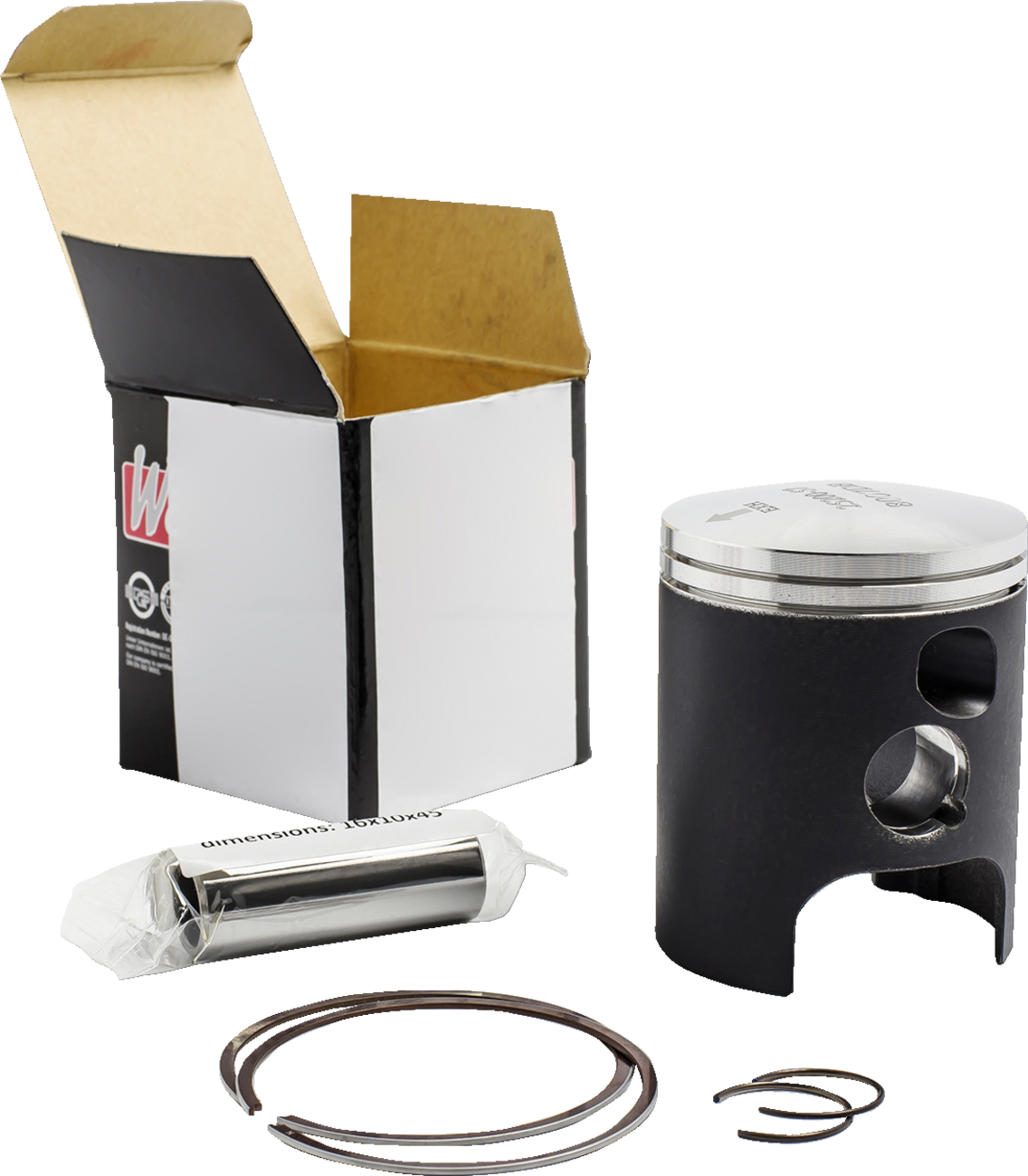 WOSSNER Piston Kit - 53.95 mm - Kawasaki KMX125 8007DB