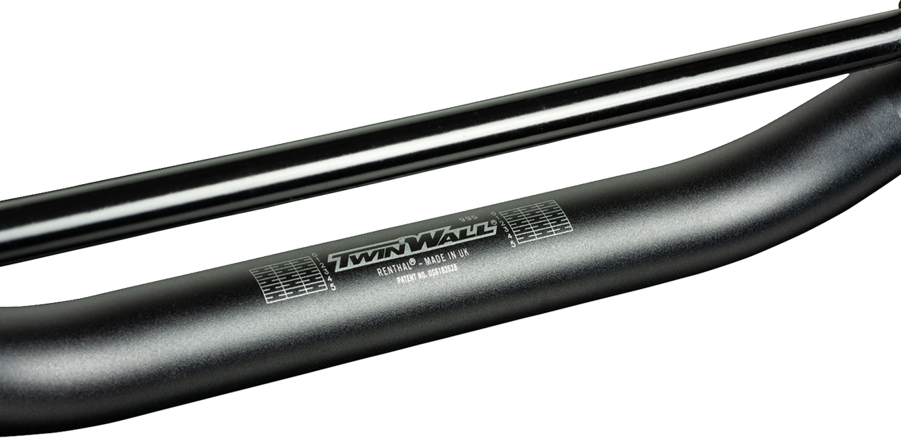 RENTHAL Twinwall® Handlebar - 995 - Black 995-01-BK-02-185