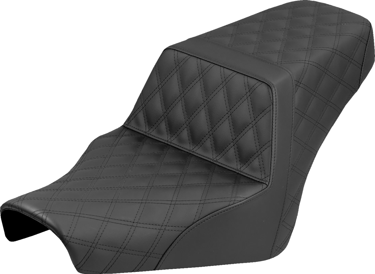 SADDLEMEN Step-Up Seat - Full Lattice Stitch - BMW R18 '22-'25 B22-07-175