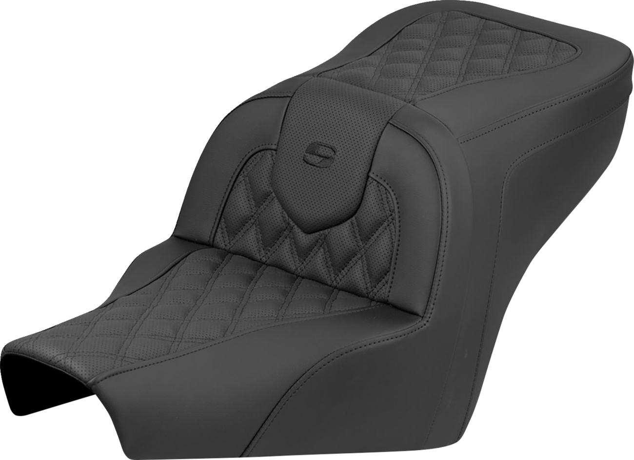 SADDLEMEN Roadsofa™ Seat - Lattice Stitch - No Backrest - BMW R18 '22-'25 B22-07-182