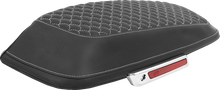 SADDLEMEN Saddlebag Lid Covers - Dragon Scale - White Stitch - FLH/FLT '14-'25 L870-14-20906