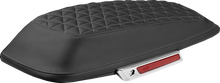 SADDLEMEN Saddlebag Lid Covers - Tri-Gripper - Gray Stitch - FLH/FLT '14-'25 L870-14-21102