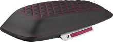 SADDLEMEN Saddlebag Lid Covers - Tri-Gripper - Red Stitch - FLH/FLT '14-'25 L870-14-21104