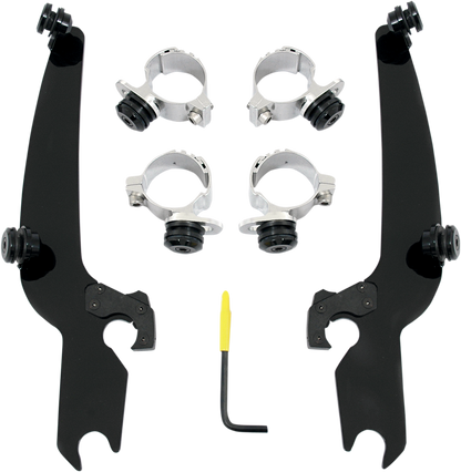 MEMPHIS SHADES Trigger Lock Sportshield Mounting Kit - Bolt - Black MEB1992