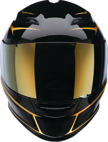 Z1R Jackal Helmet - Foil - Black/Gold - 3XL 010120209