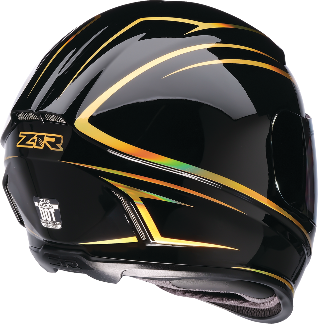 Z1R Jackal Helmet - Foil - Black/Gold - 3XL 010120209