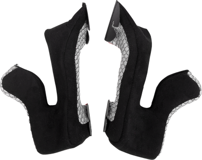 MOOSE OFFROAD MR3 Cheek Pads - F.A.F. - Black - XL 0134-4231