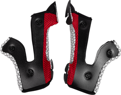 MOOSE OFFROAD MR3 Cheek Pads - F.A.F. - Black - XL 0134-4231