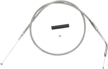 DRAG SPECIALTIES Stainless Braided Throttle Cable - 36" 5330406B
