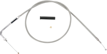 DRAG SPECIALTIES Stainless Braided Throttle Cable - 39-1/2" 5330506B
