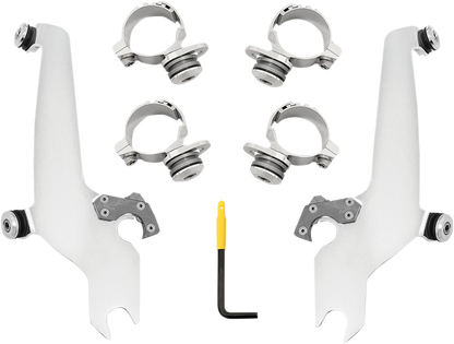 MEMPHIS SHADES Sportshield Mounting Kit - Polished - Scout MEK2018
