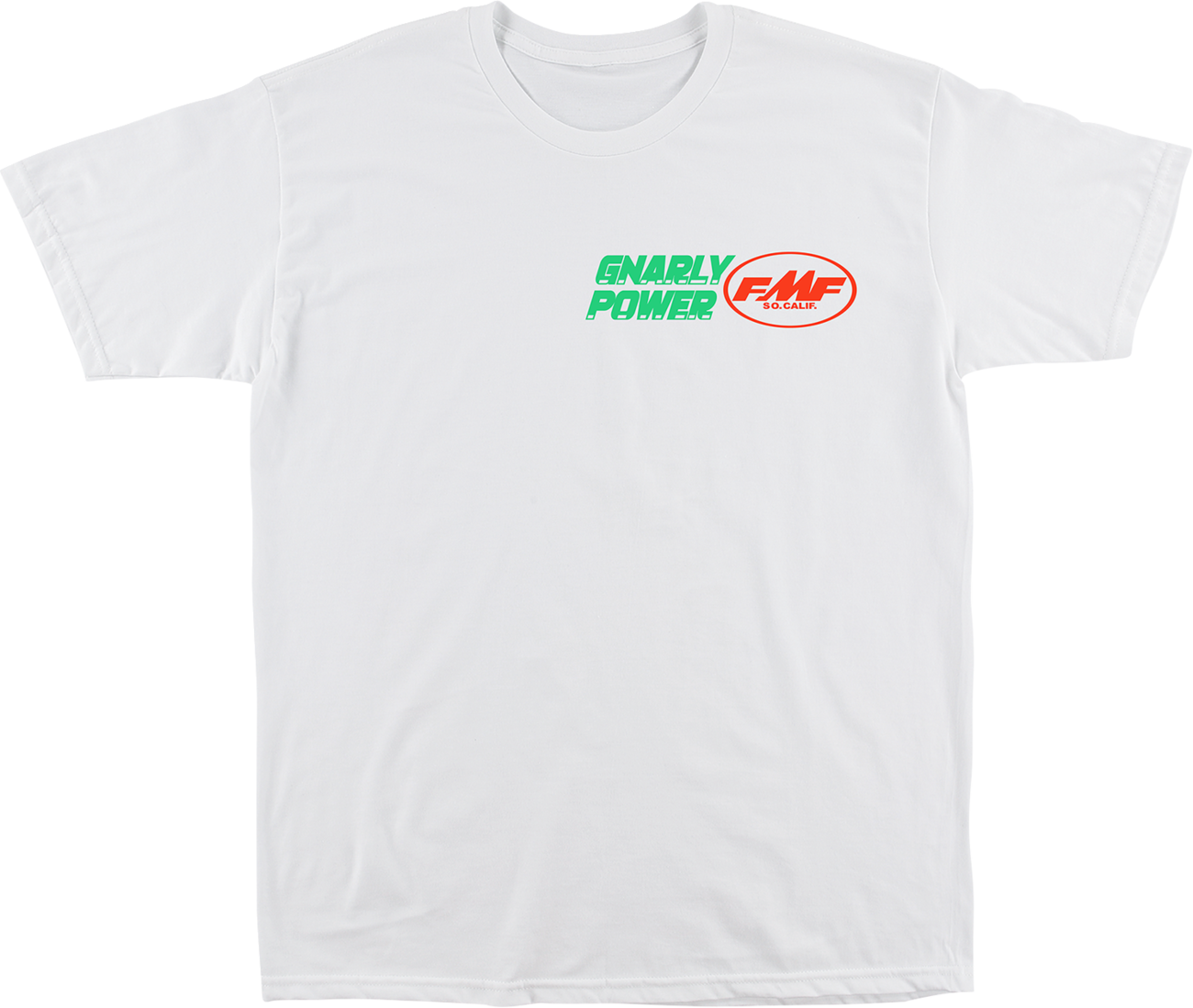 FMF Gnarly Power T-Shirt - White - Medium SP26118900WHTM