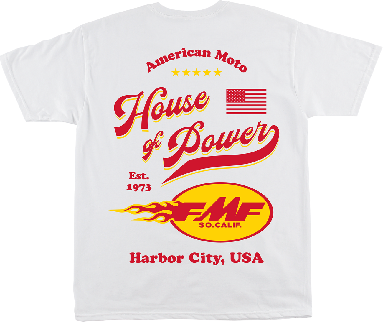 FMF 1973 T-Shirt - White - Large SP26118902WHTL