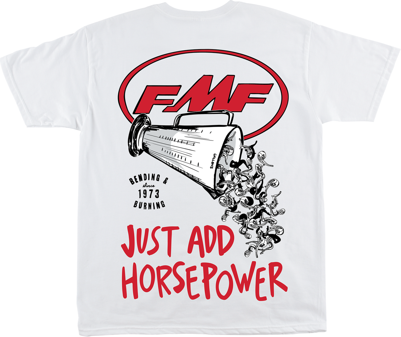 FMF Horse Power T-Shirt - White - XL SP26118909WHTXL