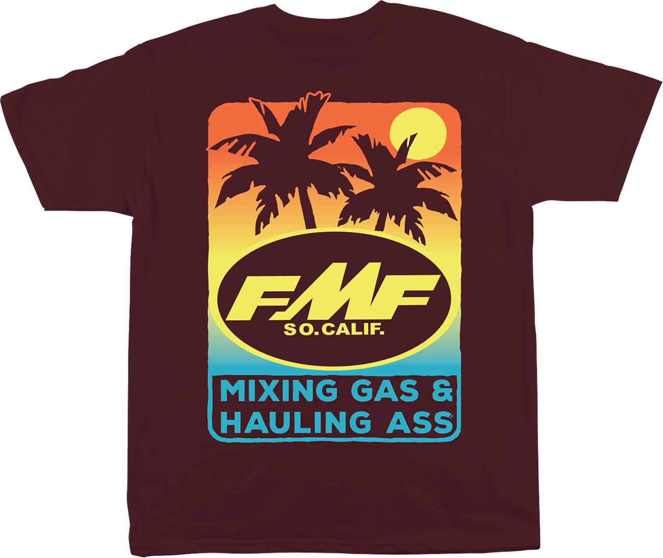 FMF Sun City T-Shirt - Maroon - Medium SP26118905MRNM