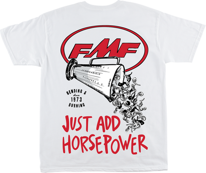 FMF Horse Power T-Shirt - White - Large SP26118909WHTL