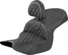 SADDLEMEN Roadsofa™ Seat - Lattice Stitch - With Backrest - Honda Goldwing '18-'26 H18-07A-182BR