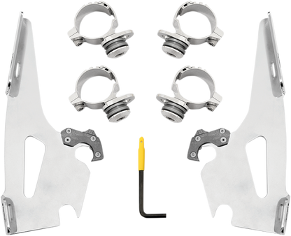 MEMPHIS SHADES Fats/Slim Mounting Kit - Polished - Scout MEK2019