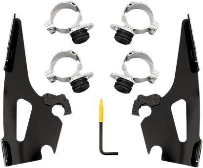 MEMPHIS SHADES Fats/Slim/Sportshield Mounting Kit - Black - Scout MEB2019