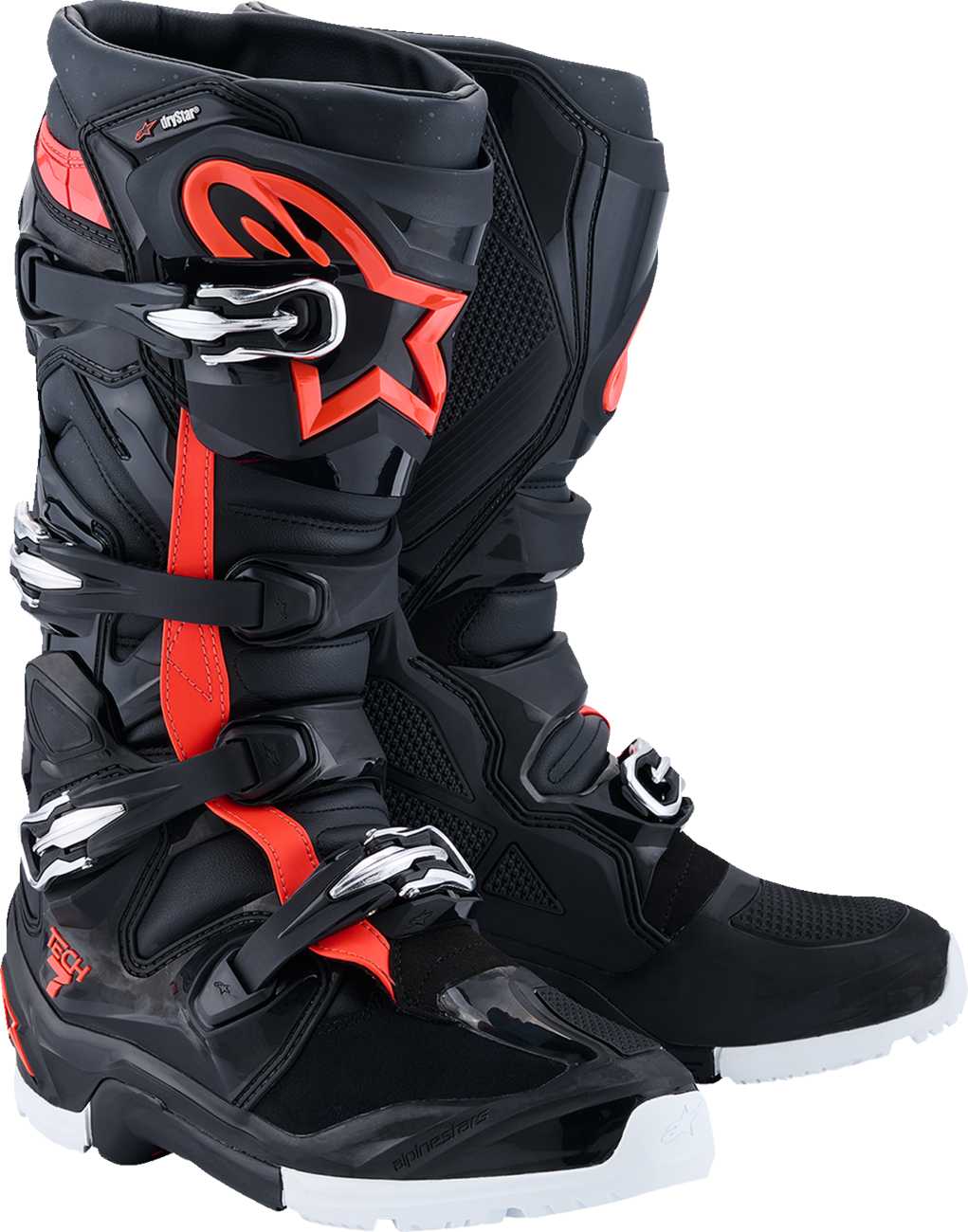 ALPINESTARS Tech 7 Enduro Drystar® Boots - Black/Red/White - US 11 / EU 45.5 2010526-1321-11