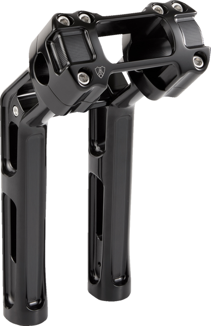 ARLEN NESS Wayback Risers - 10" - Softail - Black 520-065