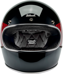 BILTWELL Gringo Helmet - Raceflow - Black/Red/White/Blue - XS 1002-5120-501