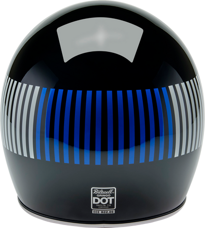 BILTWELL Gringo Helmet - Raceflow - Black/Red/White/Blue - XS 1002-5120-501