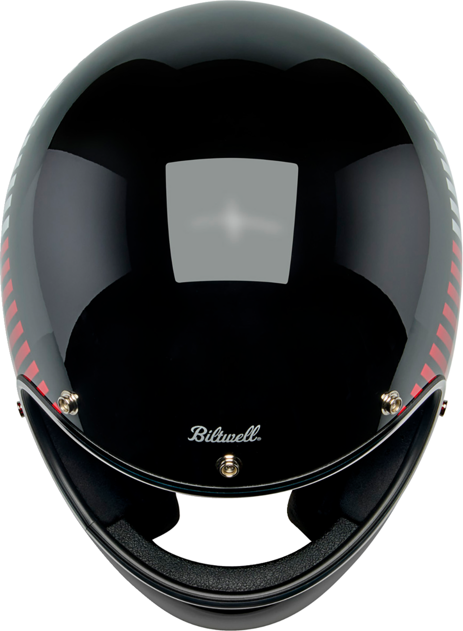 BILTWELL Gringo Helmet - Raceflow - Black/Red/White/Blue - XS 1002-5120-501