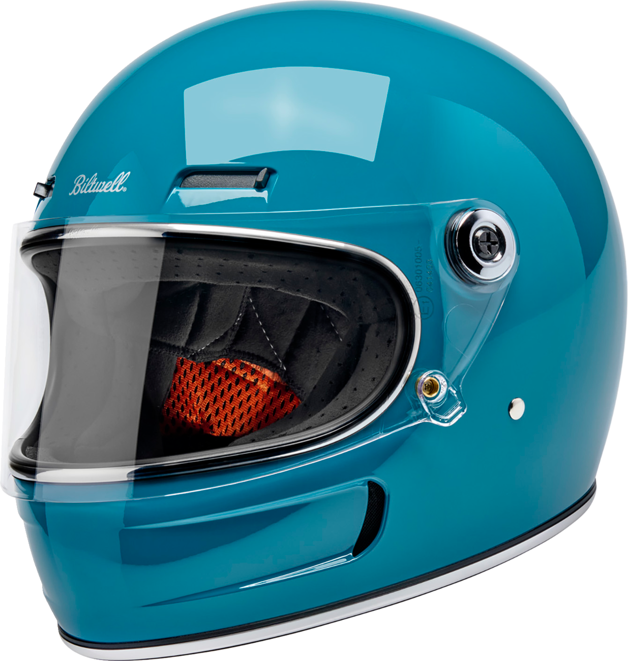BILTWELL Gringo SV Helmet - Gloss Atlantic Teal - XS 1006-1126-501