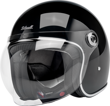 BILTWELL Tahoe™ Helmet - Solid - Gloss Black - Large 1008-101-504